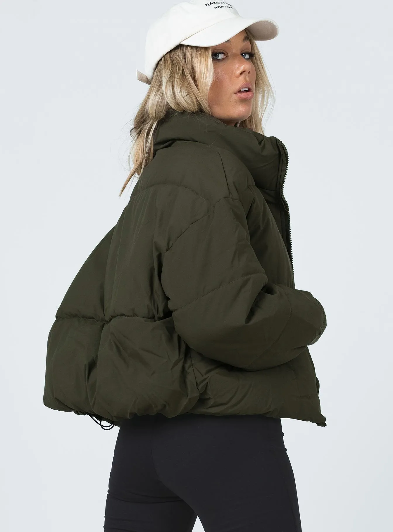 Abe Puffer Jacket Khaki