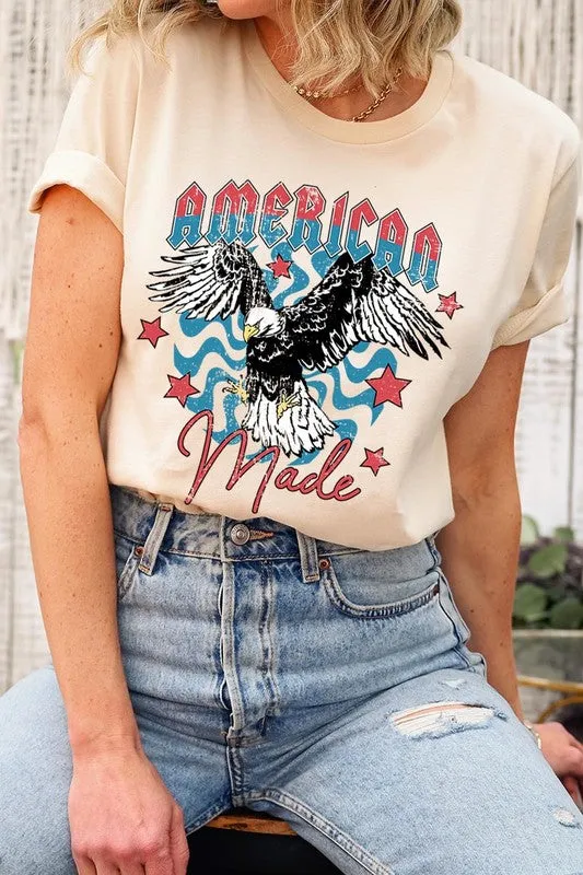 America Made Eagle USA Graphic T Shirts