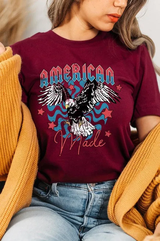 America Made Eagle USA Graphic T Shirts