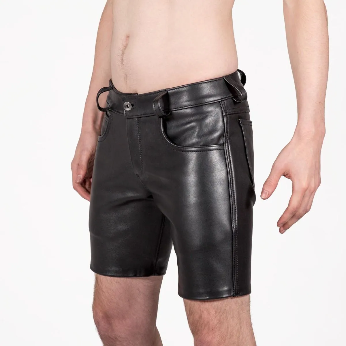 Aubrac Leather Shorts // Made to Order