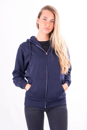 Basic zip hoodie - Navy