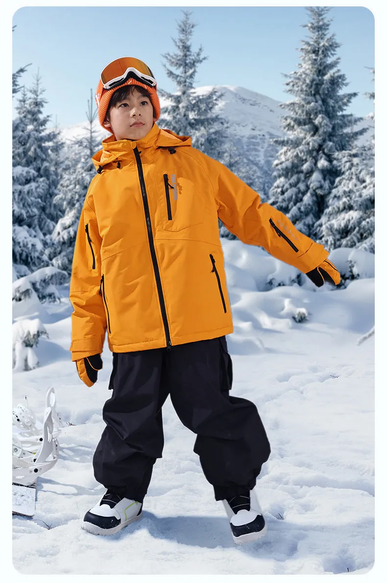 Boys & Girls Outdoor Baggy Ski Jacket & Pants Set