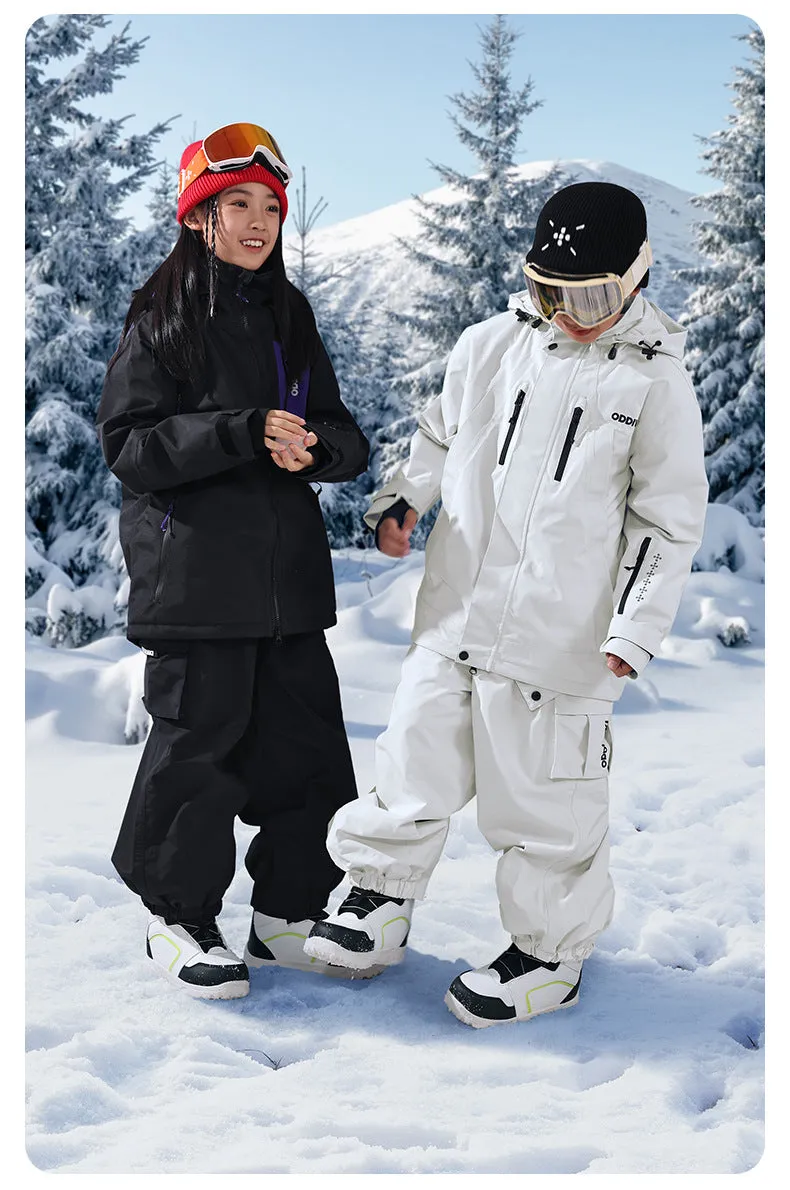 Boys & Girls Outdoor Baggy Ski Jacket & Pants Set