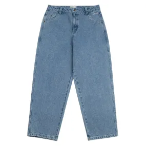 Classic Baggy Denim Pants - Blue Washed