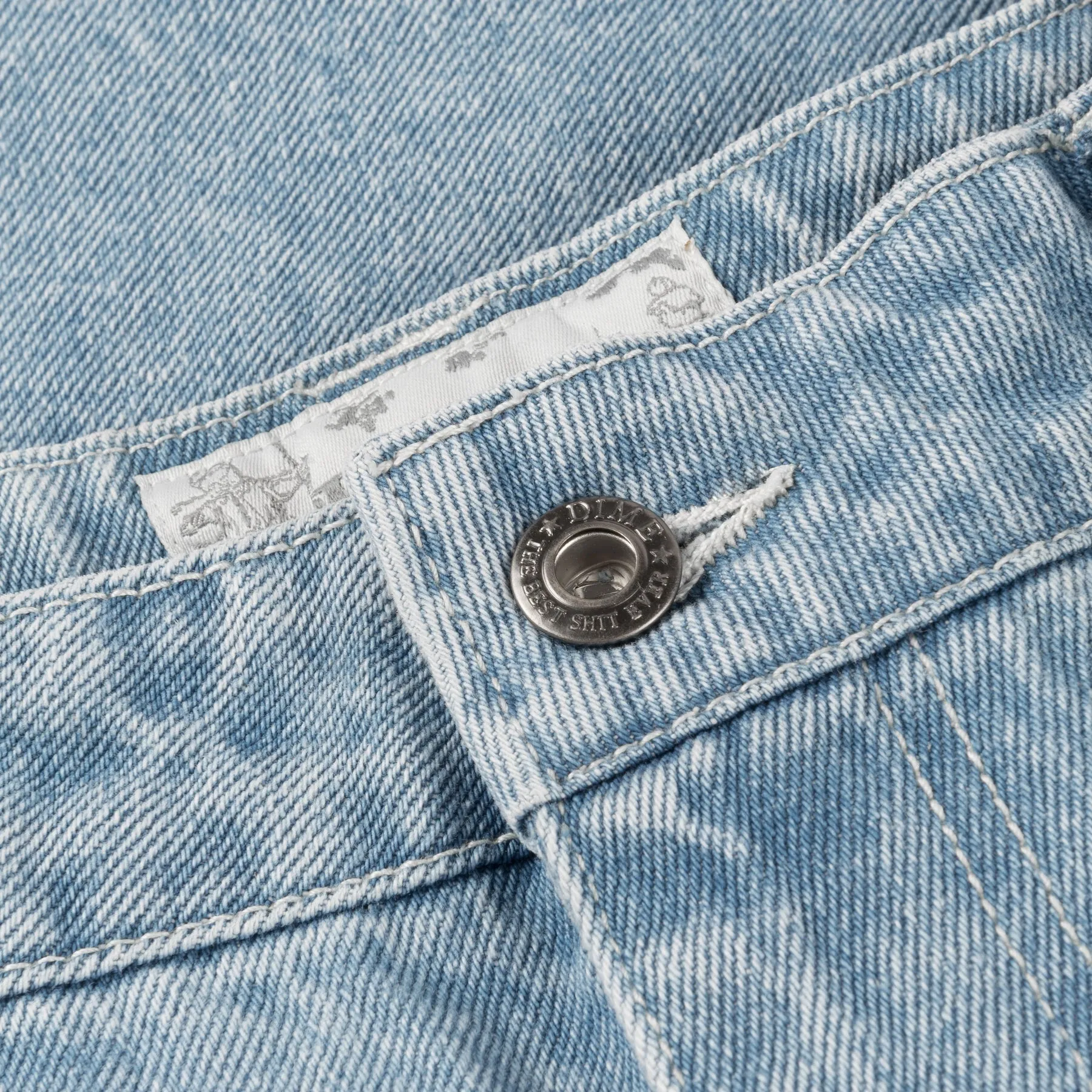 Classic Baggy Denim Pants - Vintage Blue