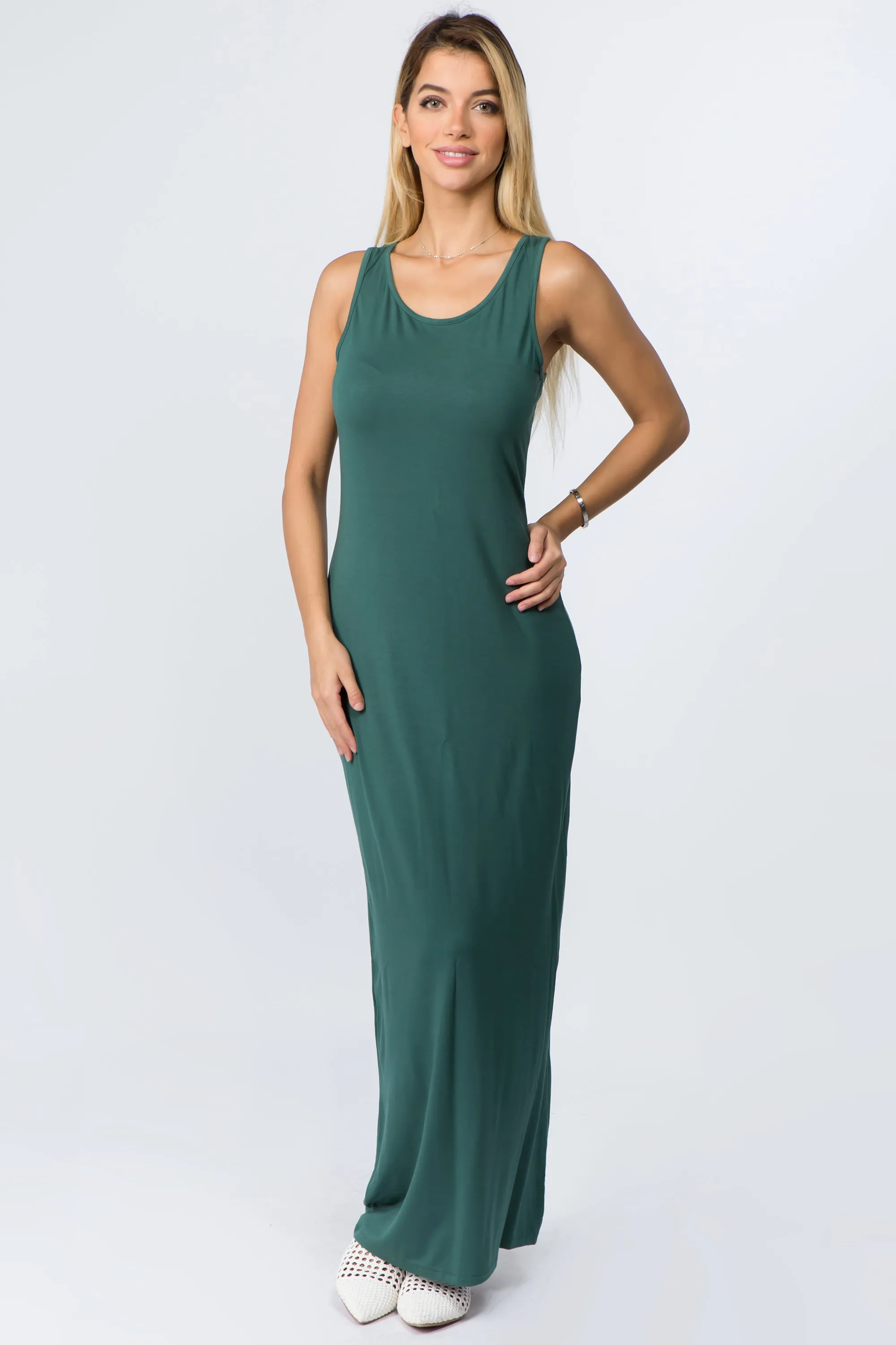 Easy Breezy Tank Maxi Bodycon Dress