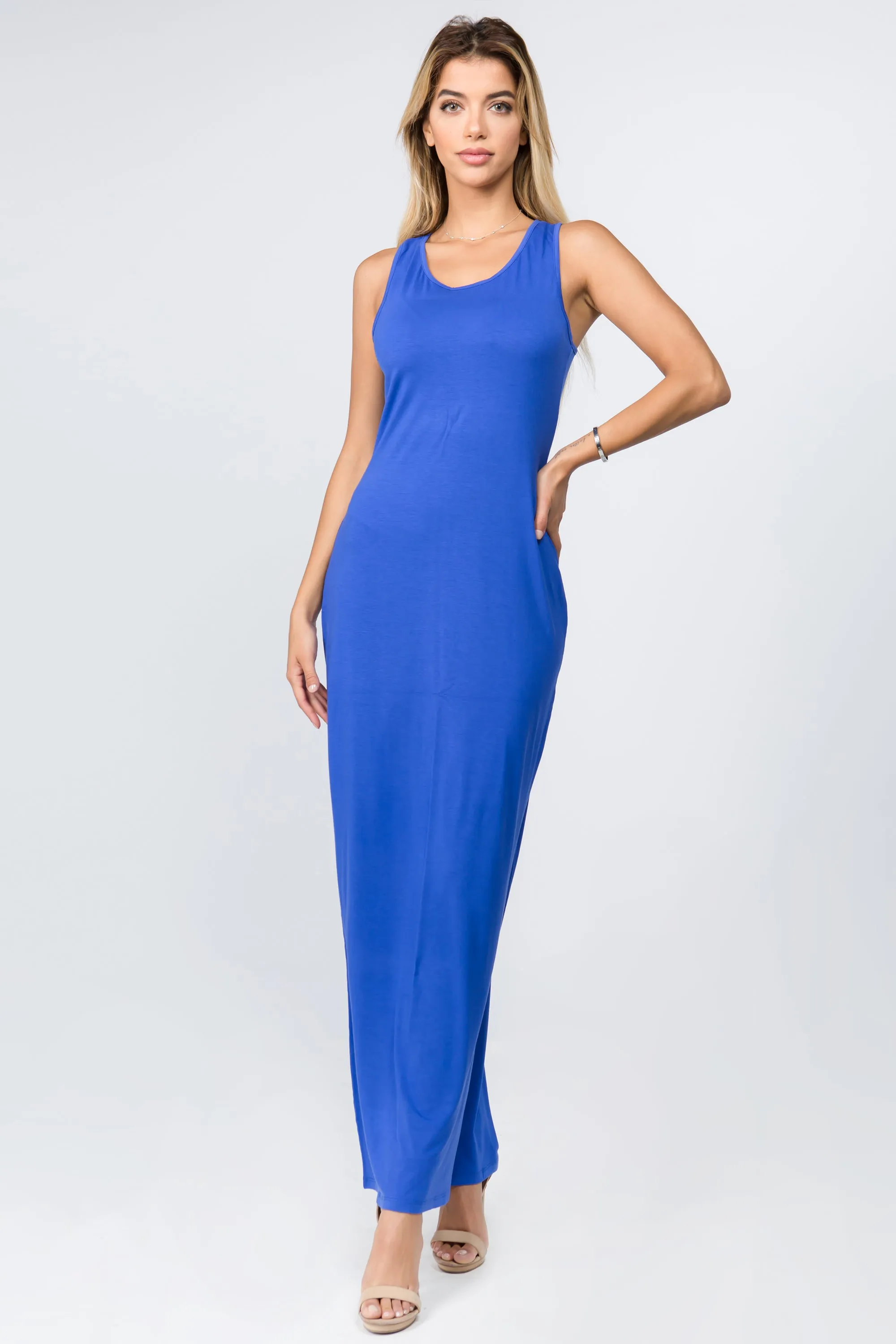 Easy Breezy Tank Maxi Bodycon Dress