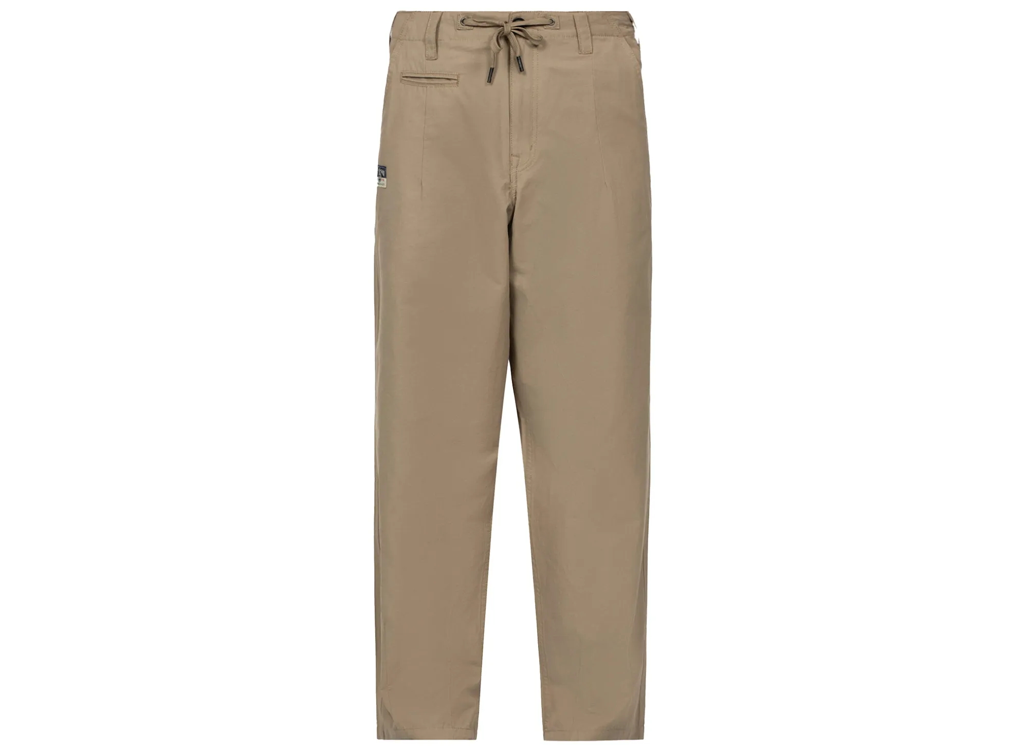 Evisu Seagull Embroidered Baggy Pants in Beige