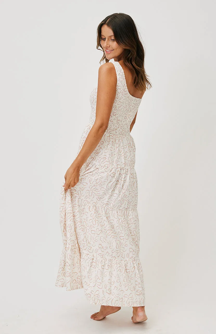 Fleur Maxi Dress - Cinnamon Floral