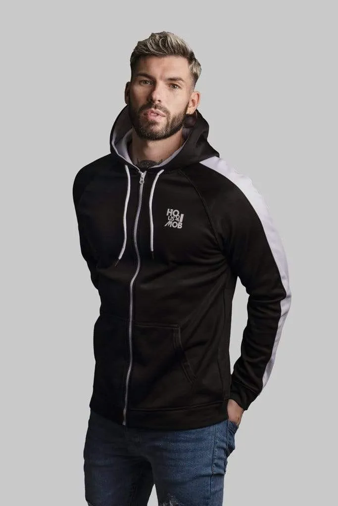 full zip haus Hoodie Black