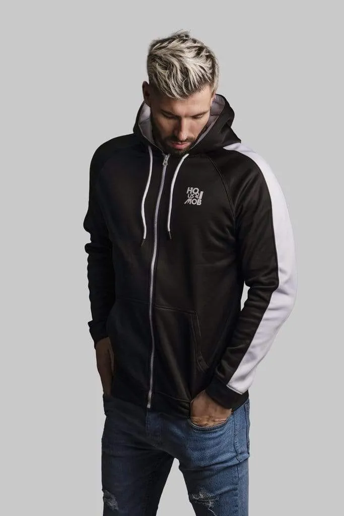 full zip haus Hoodie Black