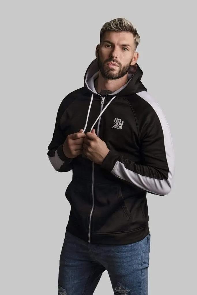 full zip haus Hoodie Black