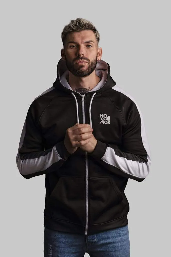 full zip haus Hoodie Black