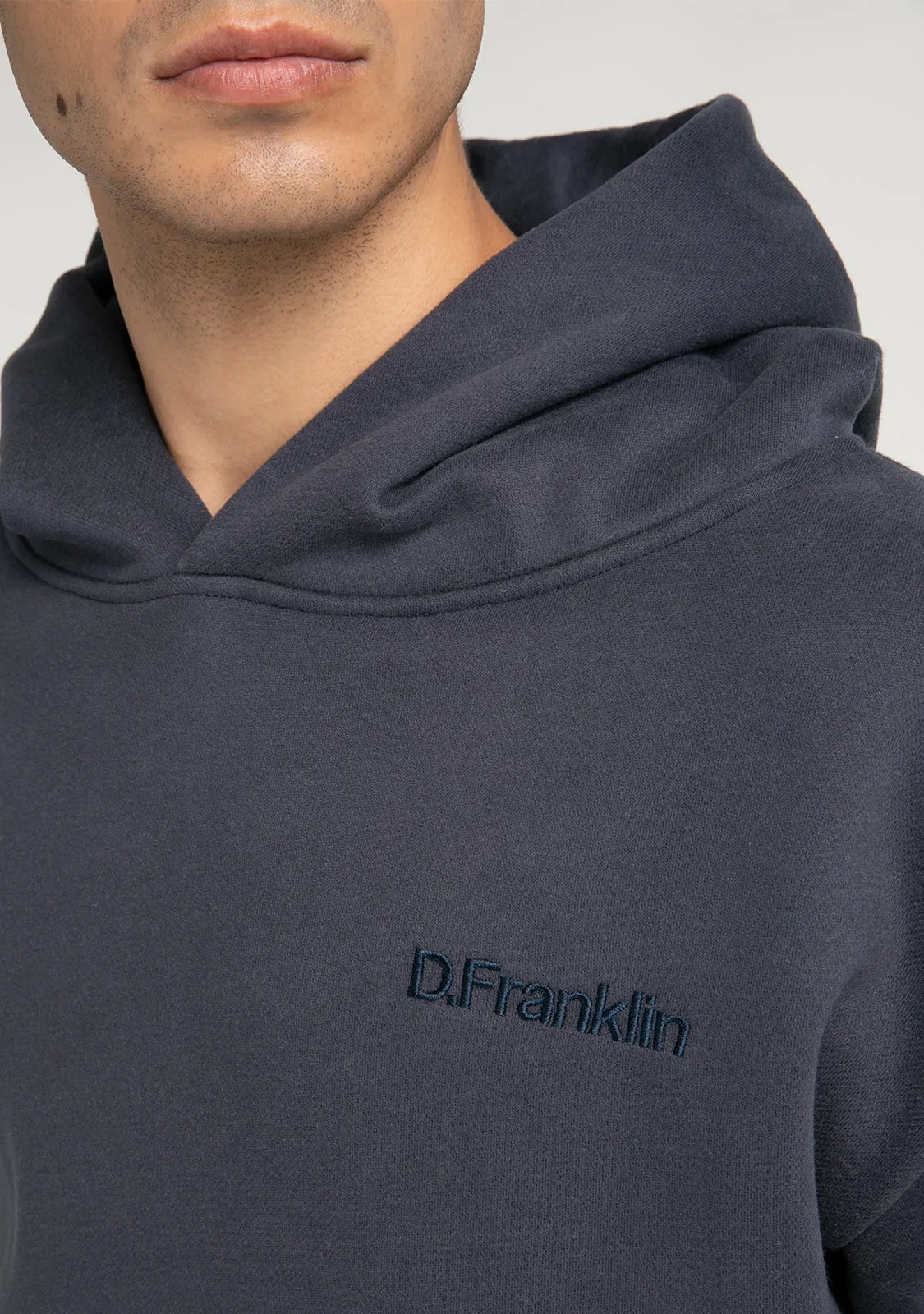 Hoodie Oversized D.Franklin Basic Navy