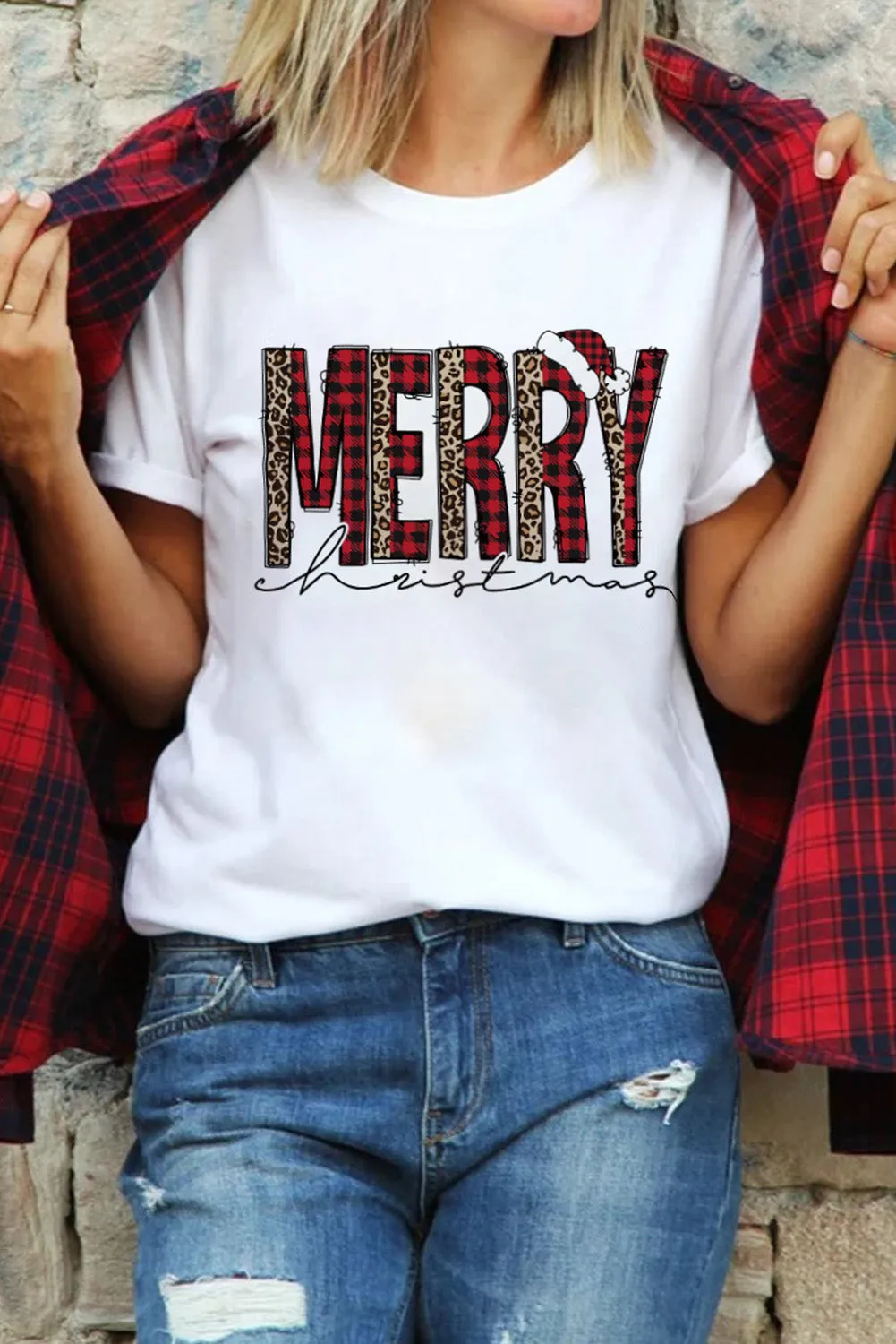 I'm Freaking Merry And Bright Graphic T Shirt