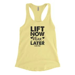 Lift Now Wine Later Blacked Out