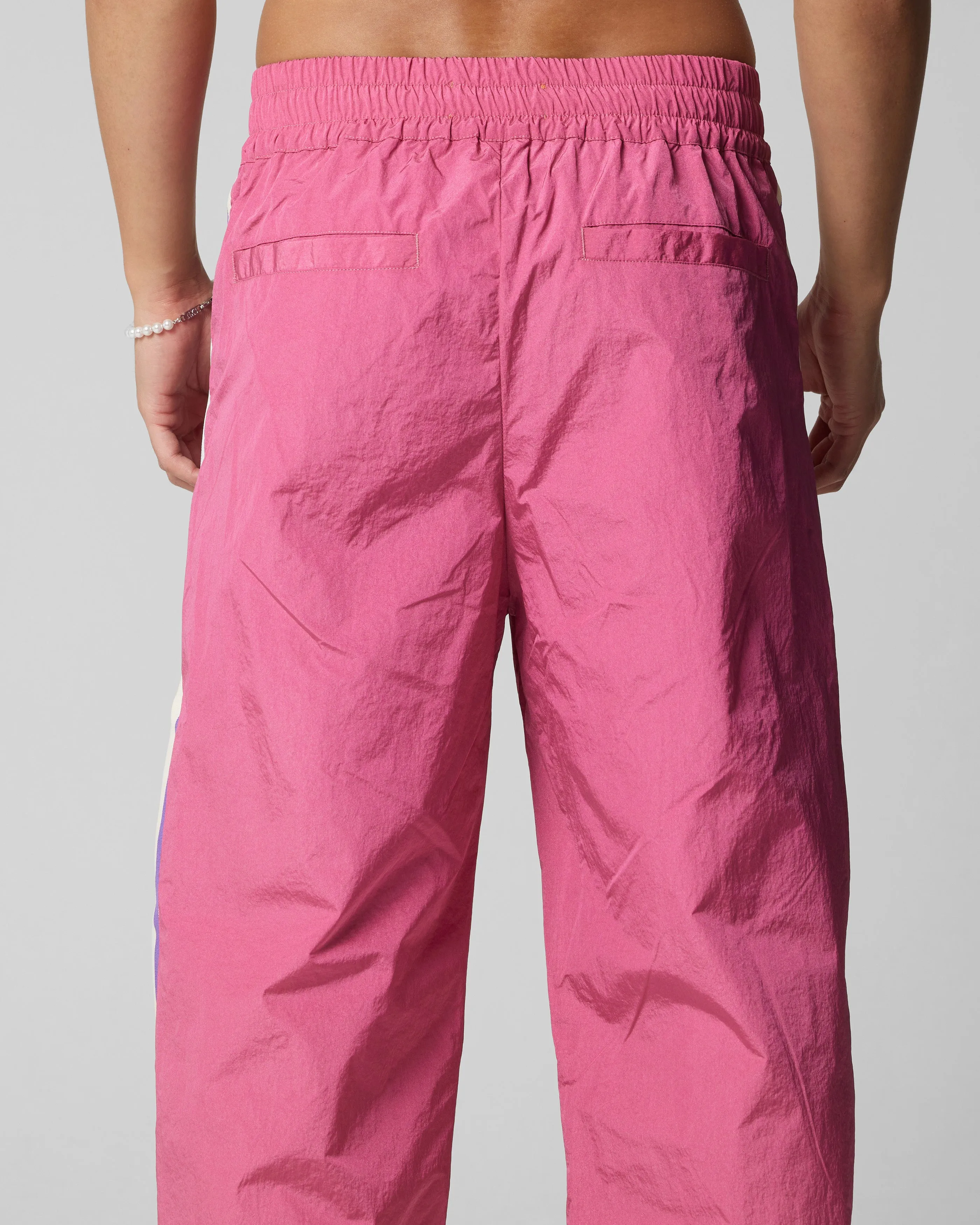 Loiter Wave Break Track Pants Pink