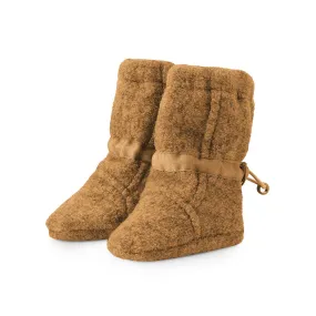 Mamalila Baby Organic Wool Booties - Camel