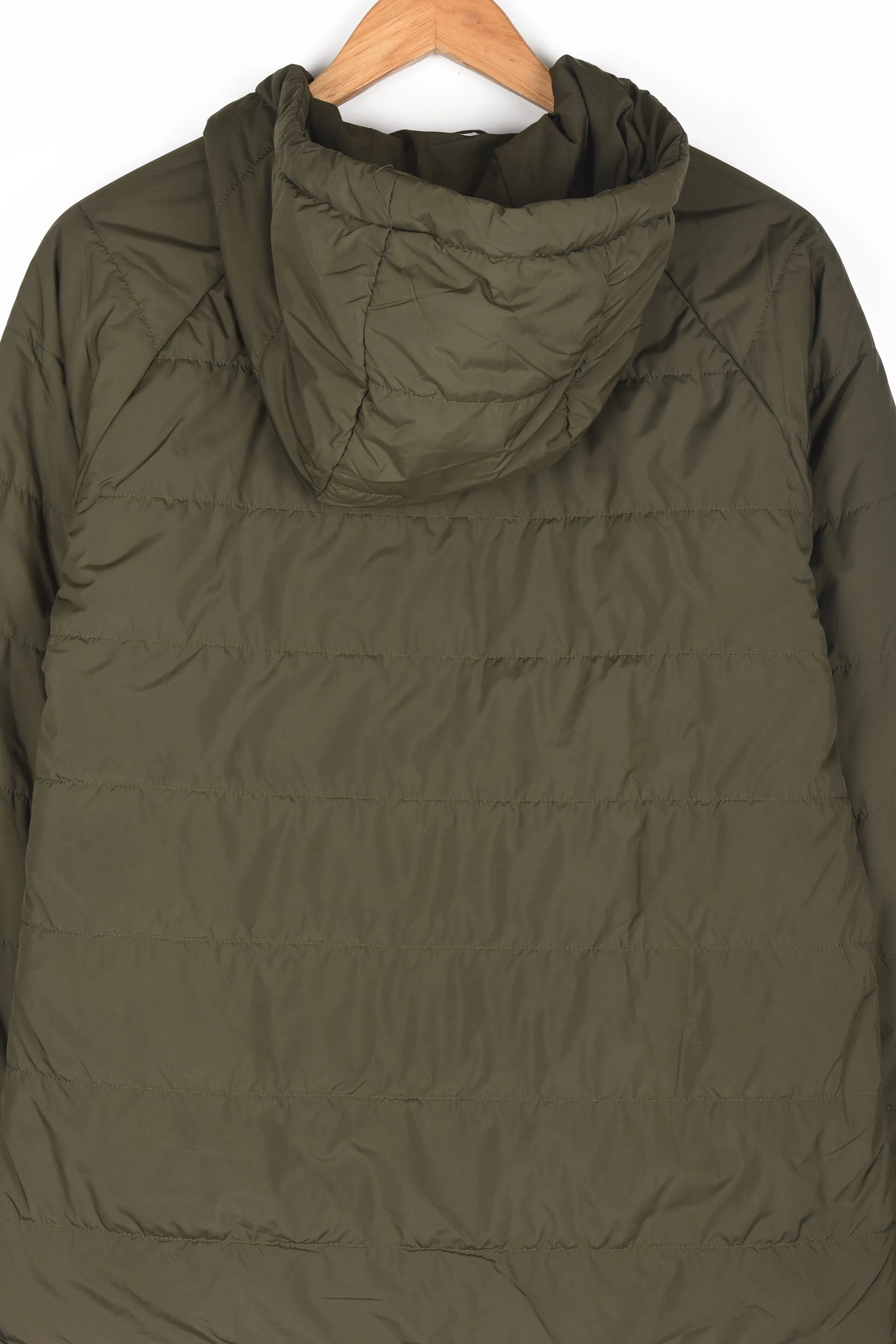 MASSIMO DUTTI HOODED LIGHT WEIGHT PUFFER