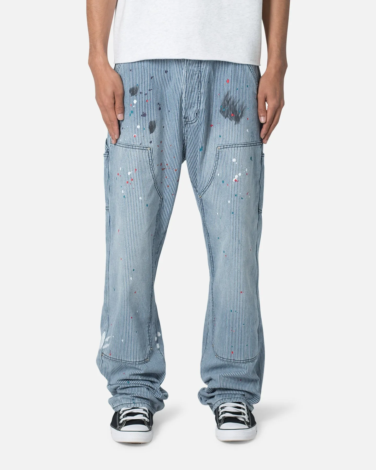 MNML Jacquard Carpenter Pants Blue