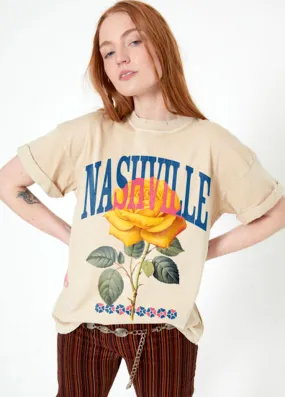 nashville rose graphic tee