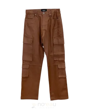 NOEAU - Baggy Fit Denim Jeans Brown Pant