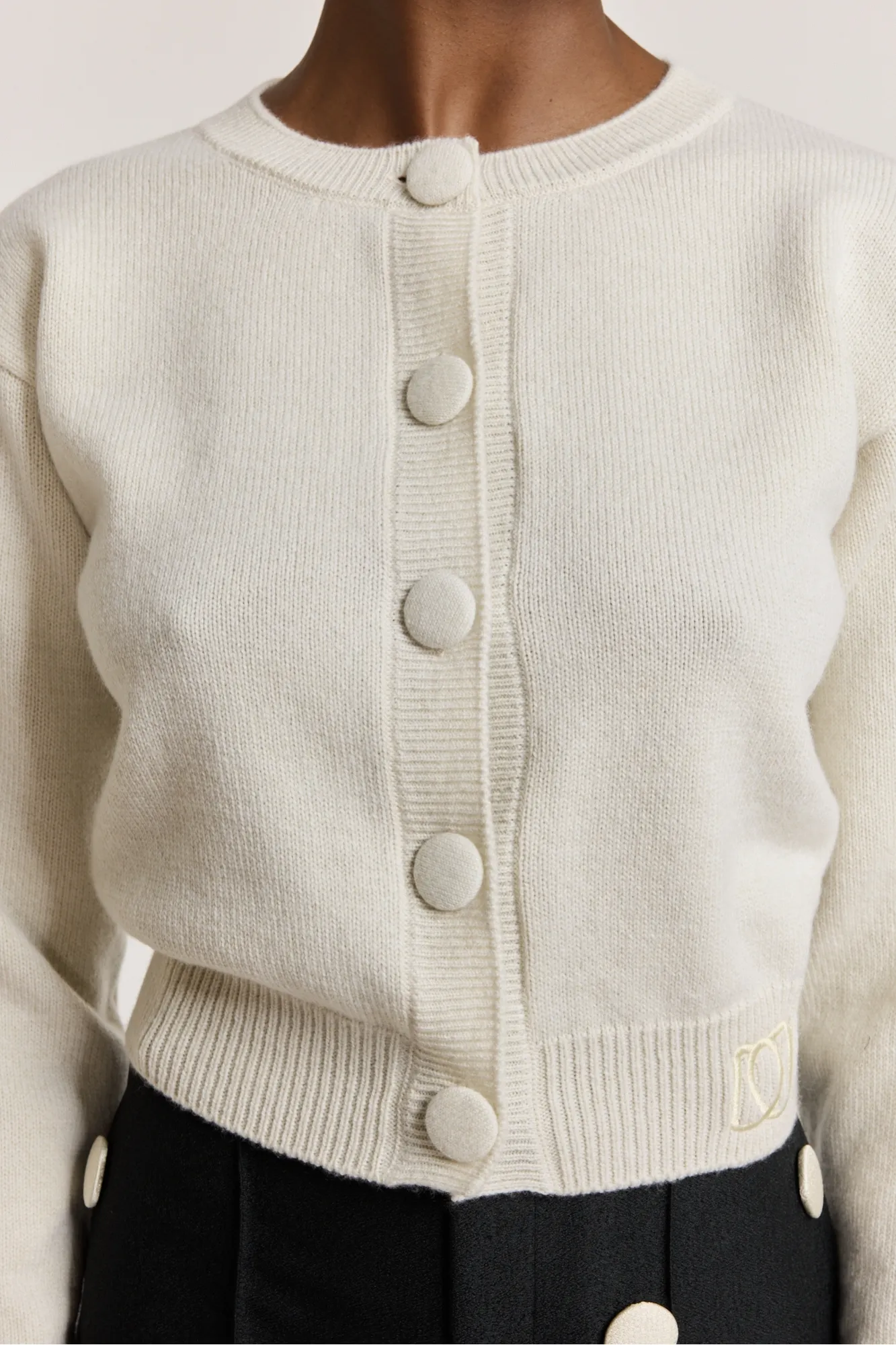 OFF-WHITE Buttoned Cropped Cardigan