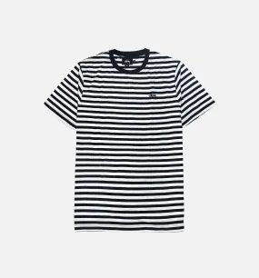 Stüssy Stripe SS Crew - White