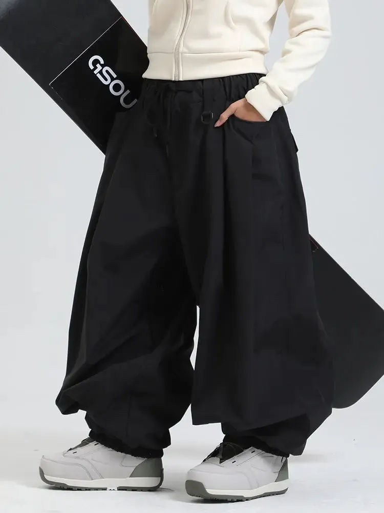 Women's Oversized Sports Trousers Super Baggy Snow Pants