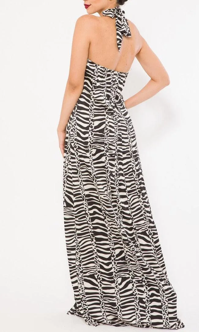 Zebra Print Maxi